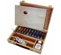 MAIMERI TEMPERA FINE Cassetta in faggio colori extra fini + accessori regalo