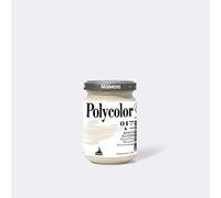 Maimeri POLYCOLOR 140 ml, Feine Vinylfarbe, Farbton Platinweiß