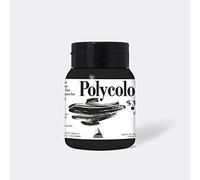 Maimeri POLYCOLOR 500 ml, Feine Vinylfarbe, Farbton Schwarz