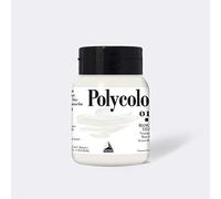 Maimeri POLYCOLOR 500 ml, Feine Vinylfarbe, Farbton Titanweiß