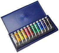 Maimeri Scatola In Plastica Con 12 Tubi 20Ml Colori Assortiti Linea Tempera Fine, multicolore, 20 ml (Confezione da 1)