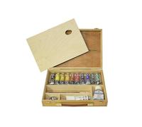 Maimeri Tempera Fine OFFERTA Cassetta in Legno di Faggio 20x30 cm