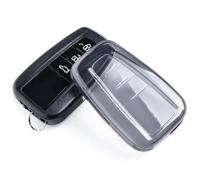 MAIMOCCY Custodia per chiave elettronica, compatibile con Toyota Carmy RAV4 C-HR Prius Prime Corolla GT86, Nero trasparente., Fully Transparent