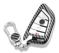 MAIMOCCY Custodia per portachiavi in fibra di carbonio compatibile con BMW Serie 1 2 3 5 7 8 M5 M6 X1 X2 X3 X5 X6 X7 GT3 GT5 GT6 Accessori Portachiavi Shell Bag Ring Protector