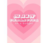 Main Character on a Budget: An Undated Daily Planner for Women with Hourly Schedule, Priorities, Self-Care, Workout Tracker, Appointments & Notes | Pink Aesthetic Productivity Journal