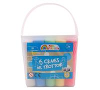 MAIN D'ARTISTE-15 gessetti XXL-035601N-Gessetti-10 cm x 2 cm-a Partire da 3 Anni, Multicolore, 15 Unité (Lot de 1), 035601N
