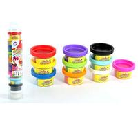 MAIN D'ARTISTE - Pacco di 10 barattoli di pasta modellabile - Hobby creativo - 030895A - Multicolore - 30 g - Per bambini - Modellaggio - Creatività - Attività manuali - DIY - A partire dai 2 anni