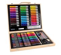 MAIN D'ARTISTE - Valigetta da Disegno con 150 Pezzi - Hobby Creativo - 030227 - Da Colorare - Multicolore - Scatola da Disegno - Creatività - Attività Manuali - Kit Completo - Arti Plastiche