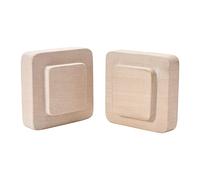 Main + Mesa Fermalibri quadrati in arenaria, colore rosa cipria