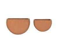 Main + Mesa Fioriera, terracotta, 19,1 x 12,7 cm e 15,2 x 10,2 cm