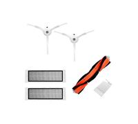 Main Rolling Brush + Filters + Side Brush Replacement Parts Kit for Xiaomi Mi Robot Gen1 Gen2 Gen1S