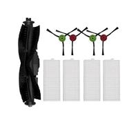 Main Side Brush Filter Kit, Compatible with Laresar Mars01, Compatible with Lubluelu SL68, Robot Vacuum Cleaner Replacement Parts