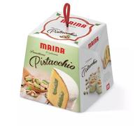 Maina il Golosone Panettone Pistacchio da 750gr Con Crema Pistacchio e Ciccolato