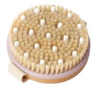 MainBasics - Spazzola massaggiante per il corpo, per uso da bagnata o asciutta, setole naturali, esfoliante e massaggiante, per drenaggio linfatico, cellulite e pelle secca
