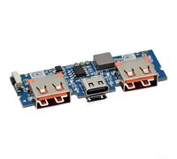 Mainboard della Banca di potere di ricarica rapida 5v 2.4a, doppia uscita e interfaccia di ingresso, indicatore principale per 3.7v, circuito blu compatto per elettronica fai da te