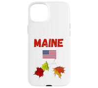 Maine autunno amante souvenir autunno fogliame New England viaggio Custodia per iPhone 15 Plus