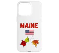 Maine autunno amante souvenir autunno fogliame New England viaggio Custodia per iPhone 15 Pro Max