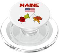 Maine autunno amante souvenir autunno fogliame New England viaggio PopSockets PopGrip per MagSafe