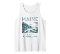 Maine Cold Salt Rugged Peace Dal 1820 Canotta