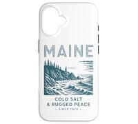Maine Cold Salt Rugged Peace Dal 1820 Custodia per iPhone 16