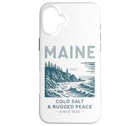 Maine Cold Salt Rugged Peace Dal 1820 Custodia per iPhone 16 Plus