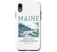 Maine Cold Salt Rugged Peace Dal 1820 Custodia per iPhone XR