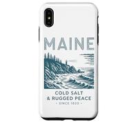 Maine Cold Salt Rugged Peace Dal 1820 Custodia per iPhone XS Max