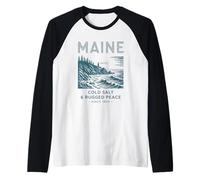 Maine Cold Salt Rugged Peace Dal 1820 Maglia con Maniche Raglan