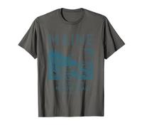 Maine Cold Salt Rugged Peace Dal 1820 Maglietta