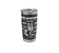 Maine Coon Anatomia T | Abito da proprietario Coony Bicchiere termico in acciaio inox doppia parete