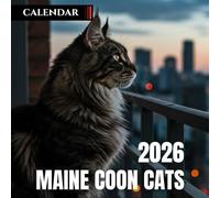 Maine Coon Cat Calendar 2026