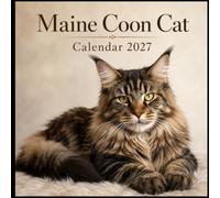 Maine Coon Cat Calendar 2027