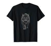 Maine Coon Cat Gift Women Men - Mom Dad Lover Maglietta