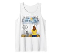 Maine Coon Cat I'm Only Talking To My Cat Today Cats Lovers Canotta