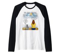 Maine Coon Cat I'm Only Talking To My Cat Today Cats Lovers Maglia con Maniche Raglan