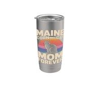 Maine Coon Cat Mamma per sempre Bicchiere termico in acciaio inox doppia parete