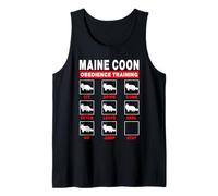 Maine Coon Cat Obedience Training Funny Kitten Lover Canotta