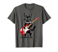 Maine Coon Cat Vintage Che Suona Chitarra Gust gpitten Maglietta