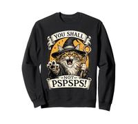 Maine Coon Cat Wizard You Shall Not PSPS Fantasy Magic Felpa