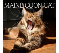 Maine Coon Cats Calendar 2026: Majestic Photography of Fluffy & Gentle Giant Cats