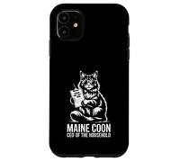 Maine Coon CEO della conformità umana domestica Custodia per iPhone 11