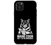 Maine Coon CEO della conformità umana domestica Custodia per iPhone 11 Pro Max