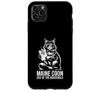 Maine Coon CEO della conformità umana domestica Custodia per iPhone 11 Pro Max