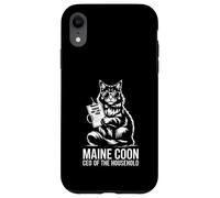 Maine Coon CEO della conformità umana domestica Custodia per iPhone XR