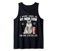 Maine Coon Gatto Gatti gattino Maine Coon Canotta