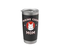 Maine Coon Gatto Mamma Bicchiere termico in acciaio inox doppia parete