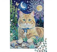 Maine Coon Puzzle 1000 Pezzi Maine Coon Is on A Grassy Clearing, Per Bambini E Adulti Puzzle Difficile Sfida Classici Idea Regalo 1000pcs (75x50cm)