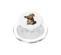 Maine Coon - Tromba natalizia con gatto PopSockets PopGrip per MagSafe