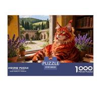 Maine Coon1000 Pezzi Di Puzzle Per Adulti E Adolescenti Cats Puzzle Sfidanti 38x26cm/1000pcs Tutta La Famiglia.