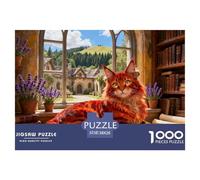 Maine CoonPuzzle Adulti Per Adulti E Adolescenti Cats Giochi Educativi 38x26cm/1000pcs Tutta La Famiglia.